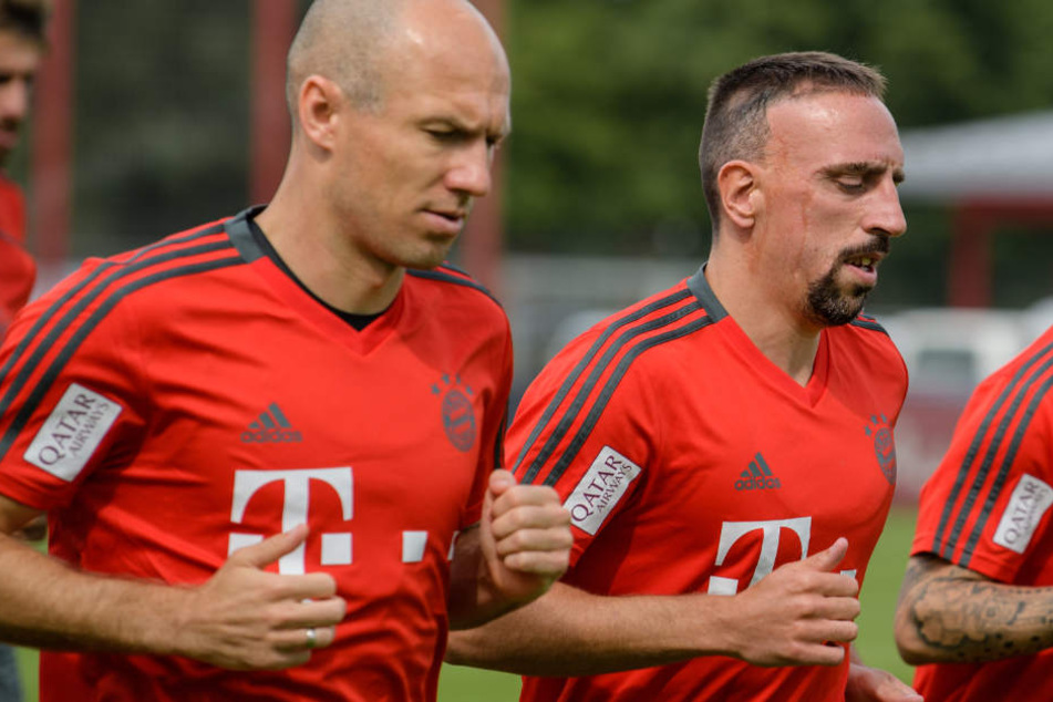 Arjen Robben (l.) und Franck Ribéry (r.) haben in der Vorbereitung alles gegeben.