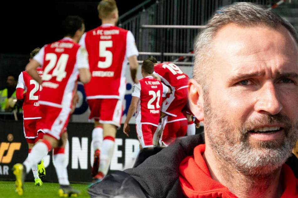 Union bejubelt das 2:0. Tim Walter kritisierte den Auftritt der Mannschaft. (Bildmontage)