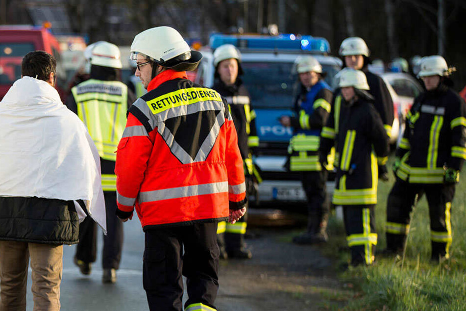 Per Rettungswagen mussten Verletzte ins Krankenhaus gebracht werden.