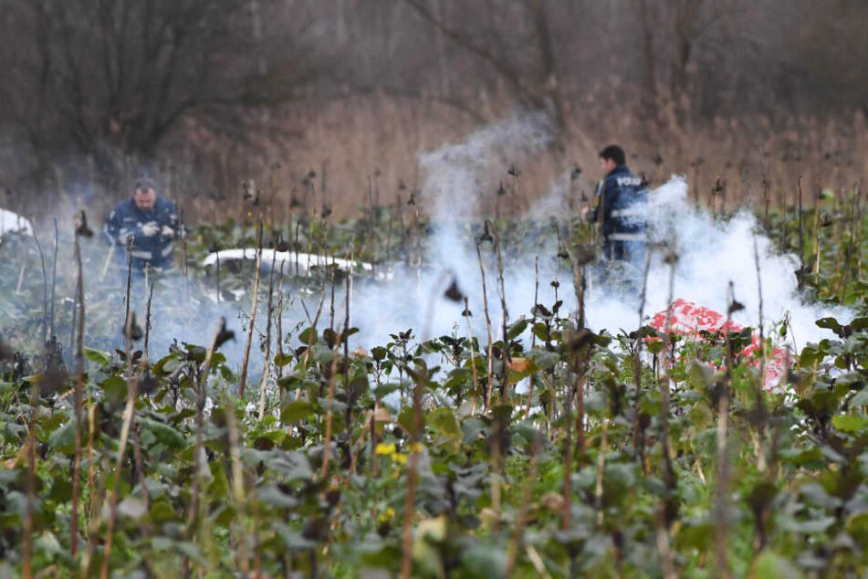 Vier Männer waren bei dem Zusammenstoß in der Luft am Dienstag ums Leben gekommen.