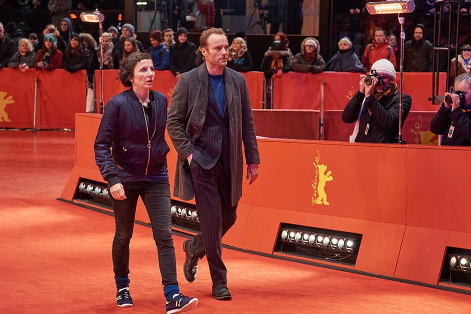 Rein dienstlich: Die beiden Kommissare auf dem roten Teppich der Berlinale.