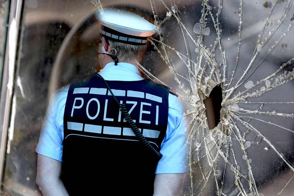 Die Polizei ermittelt wegen gefährlicher Körperverletzung nach Schüssen auf ein Fahrzeug. Die Beifahrerscheibe ging zu Bruch.