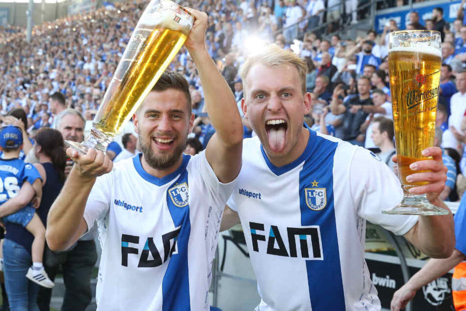 Julius Düker (re., 22) geht in der kommenden Saison für den SCP auf Torejagd.
