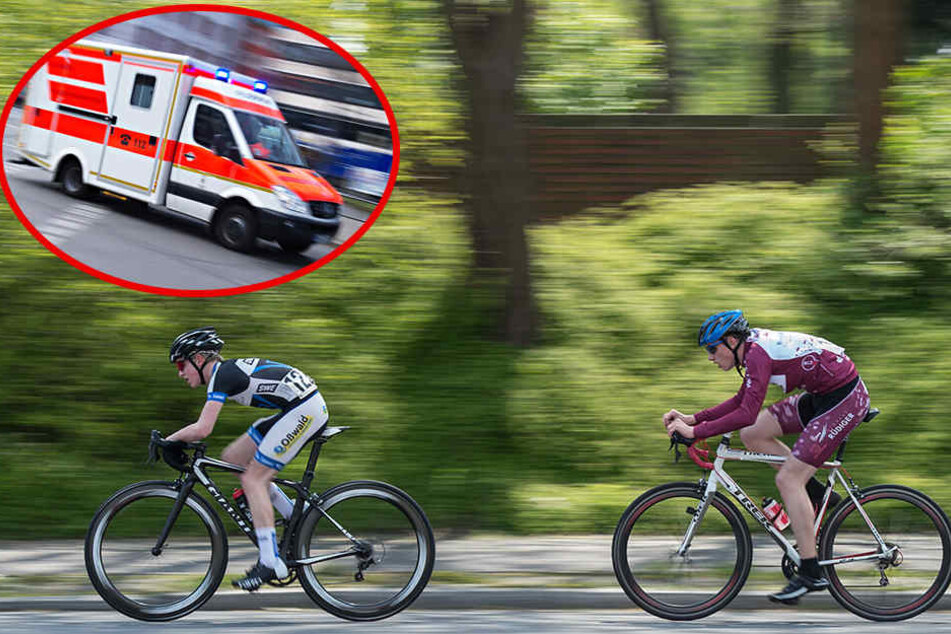 Der Radfahrer kam schwer verletzt ins Krankenhaus, wo er am Sonntagabend noch in Lebensgefahr schwebte. (Symbolbild)