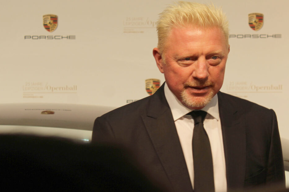 Boris Becker erschien solo.