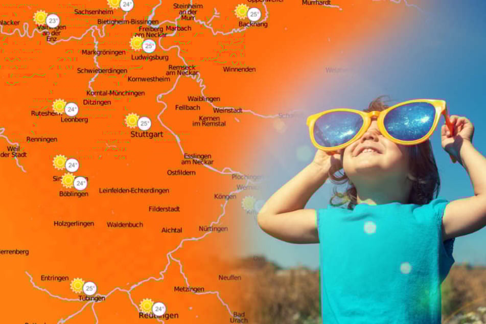 Sonnige Aussichten für die Region: bis zu 25 Grad sind am Montag drin.