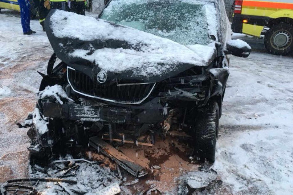 Die Fahrerin des Skoda wurde ebenfalls verletzt.