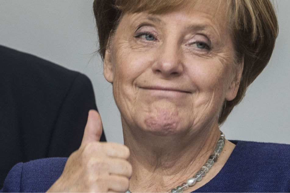 Angela Merkel sprach in Gießen zu etwa 3000 Zuschauern.