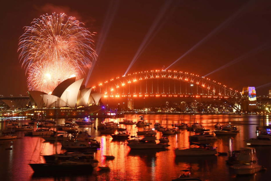 Das Feuerwerk im Hafen von Sydney ist einfach immer das schönste.