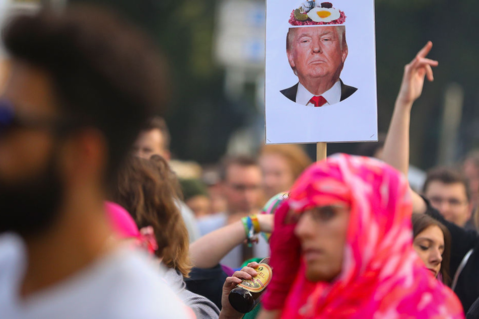 Vorwiegend junge Leute nahmen an der Demo in Hamburg teil.