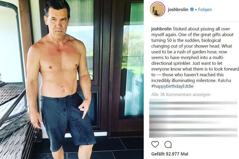 Mutig oder dämlich? Warum zeigt Josh Brolin (50) dieses Bild freiwillig?