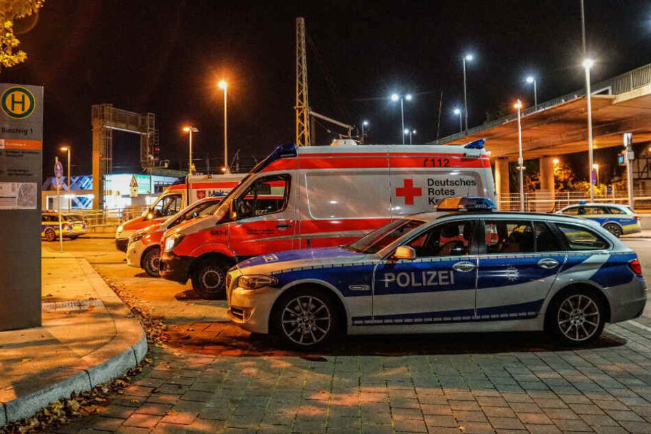 Rettungskräfte sind vor Ort.