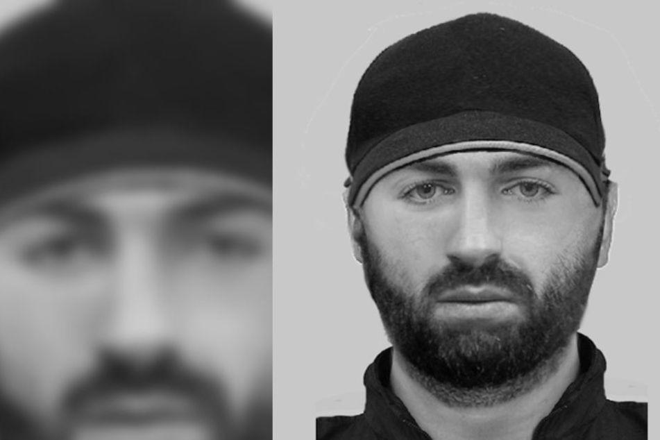 Mit diesem Phantombild sucht die Polizei Lippe nach dem mutmaßlichen Täter, der eine Joggerin überfallen hat.