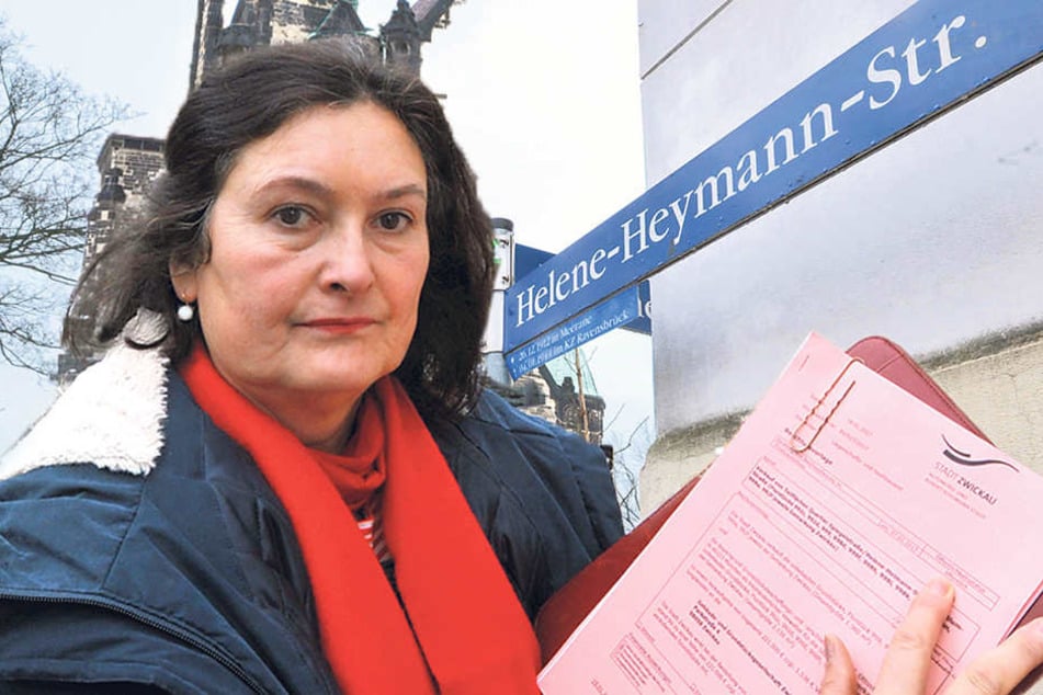 Christiane Drechsel (53, CDU) entdeckte in den Unterlagen des
Finanzausschusses den Schreibfehler beim Straßennamen.