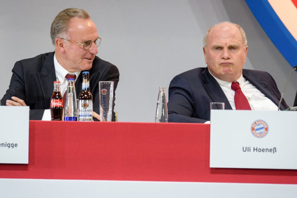 Karl-Heinz Rummenigge und Uli Hoeneß sorgten mit ihrer Spontan-PK für mächtig Wirbel.