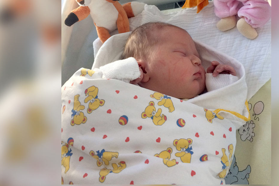 Thüringens Neujahrsbaby Lotta-Ava kam um 0.35 Uhr auf die Welt.