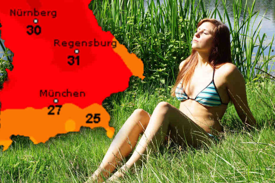 In Bayern herrscht zumeist bestes Badewetter. (Symbolbild)