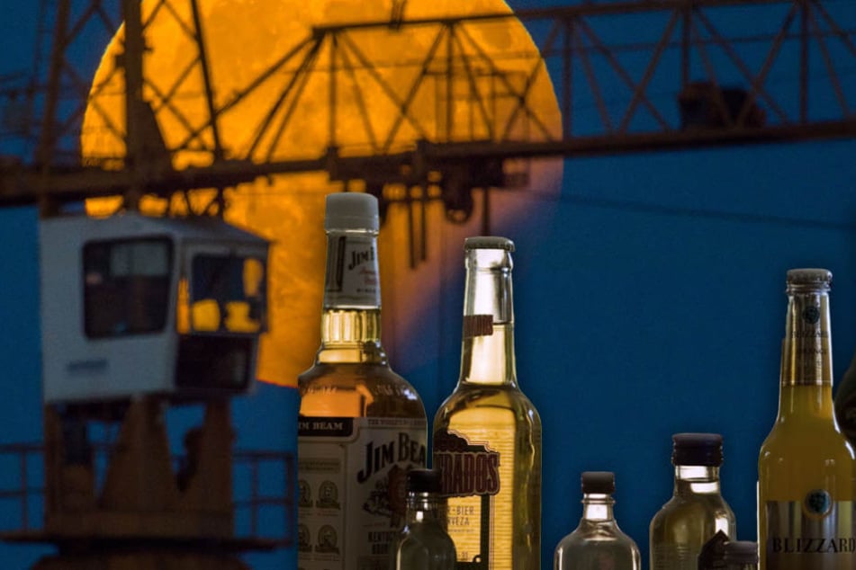 Die Jugendlichen schlichen sich auf den Baukran mit Alkohol im Gepäck. (Symbolbild)