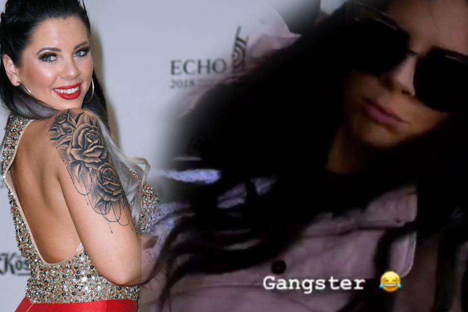 Dschungelkönigin versus Gangsterin: Influencerin Jenny Frankhauser. (Fotomontage)