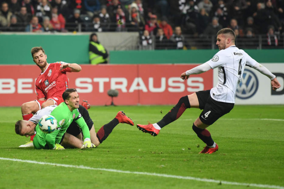 Ante Rebic besorgte nach 17 Minuten die Führung für die Eintracht.