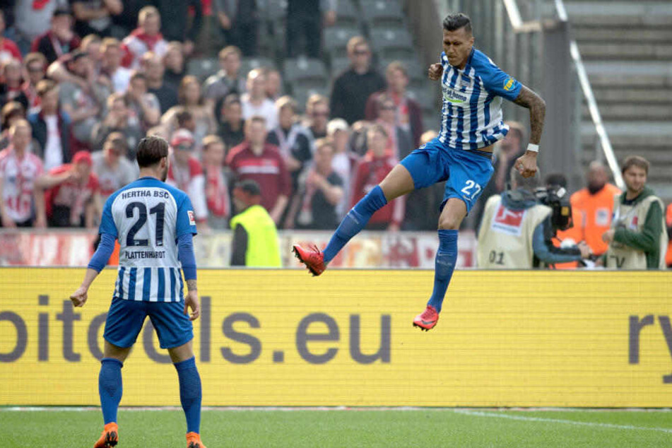 Mit seinem Doppelpack avancierte Davie Selke zum Matchwinner.