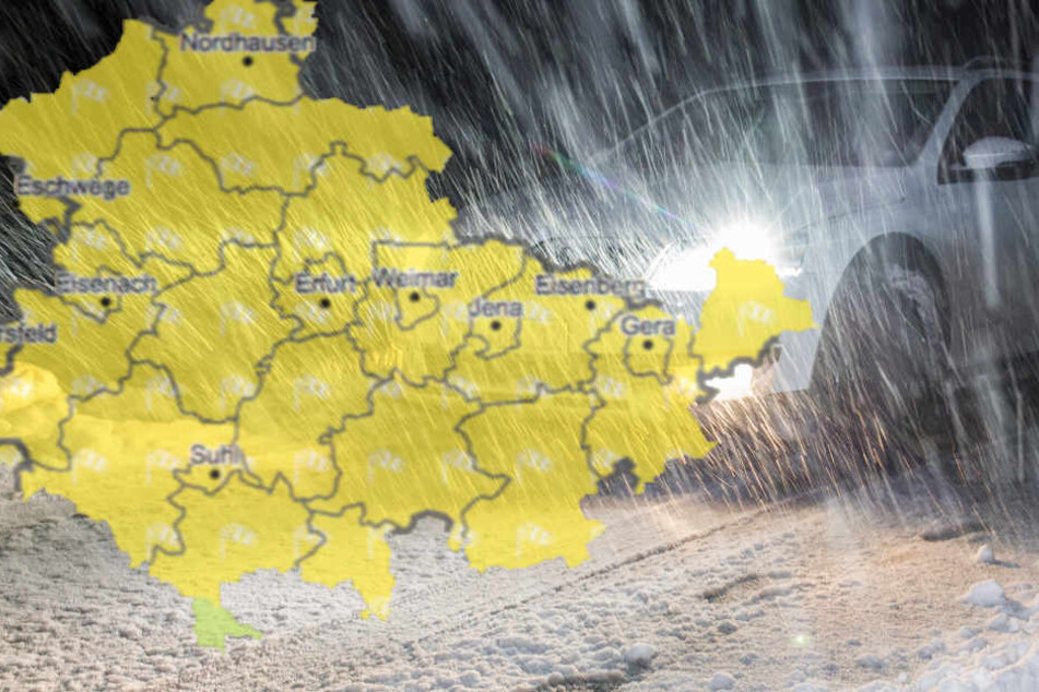 Mit Schnee rechnen die Wetterexperten in Thüringen.
