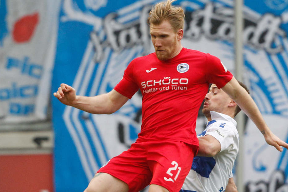 Andreas Voglsammer konnte gegen den MSV Duisburg keinen Treffer beisteuern.