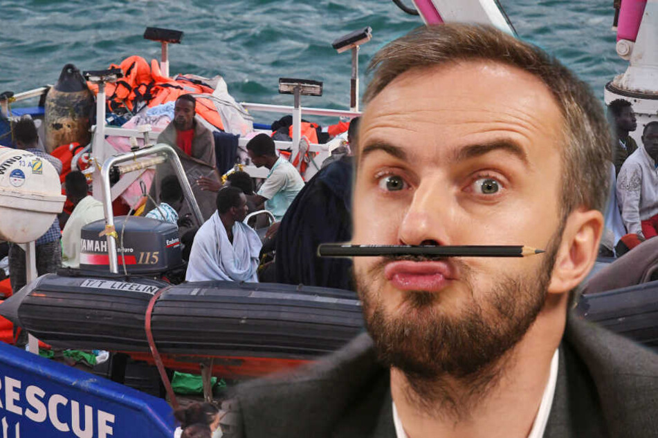 Für alles, was dem Kapitän und der Crew eventuell bevorsteht, möchte ihnen Böhmermann mit Spenden einen guten Rechtsbeistand ermöglichen.