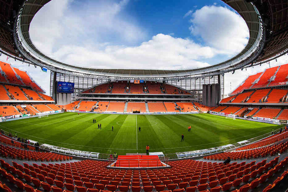 Kurios: In der Jekaterinburg-Arena gibt es Sitzplätze, die außerhalb der Arena liegen.