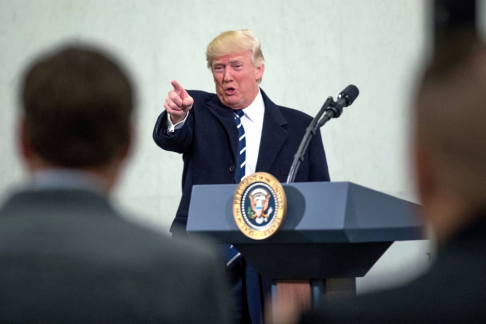 Donald Trump äußerte sich zunächst nicht zu den Demonstrationen.