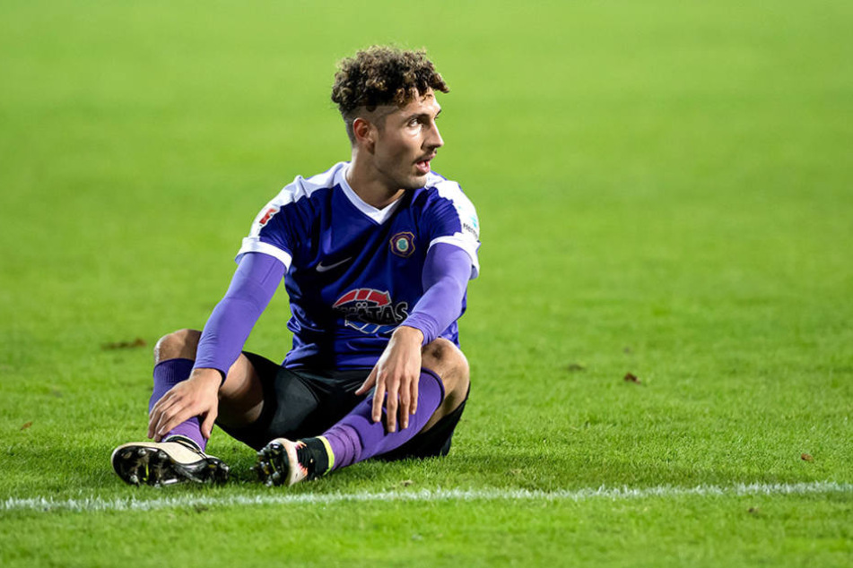 Ratloser Blick. Auch Fabio Kaufmann hatte nach dem Spiel keine Erklärung für die Niederlage(n).