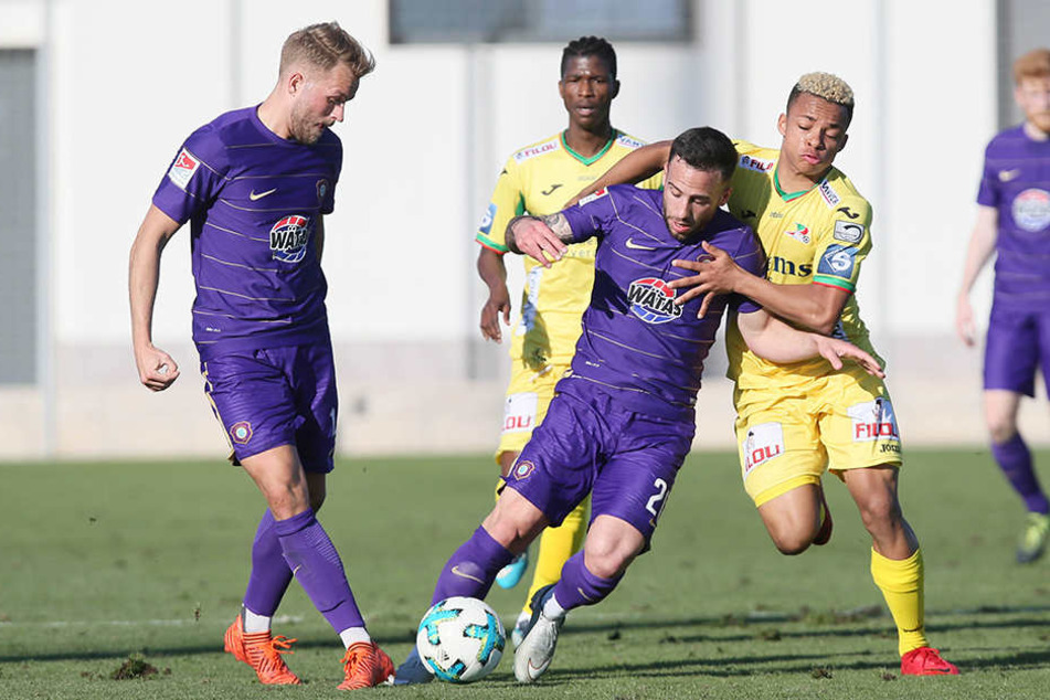 Gegen den belgischen Erstligisten KV Oostende musste Aue eine 0:2-Niederlage hinnehmen.