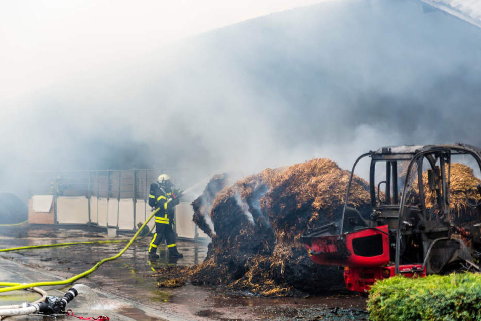 120 Feuerwehrleute waren im Einsatz um den Brand zu löschen.