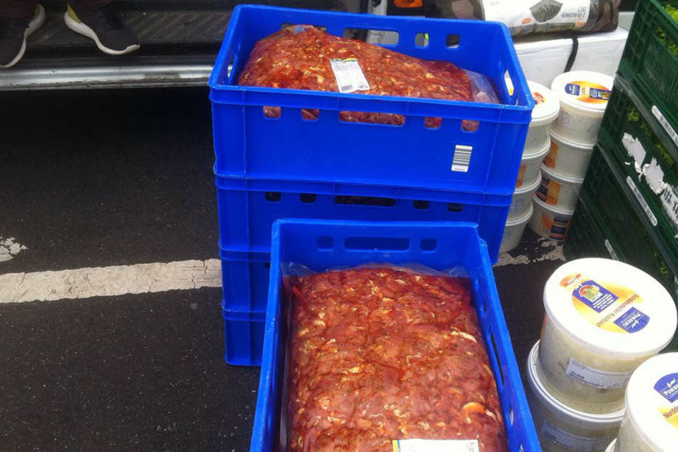 Das Fleisch wurde ohne Kühlung transportiert.