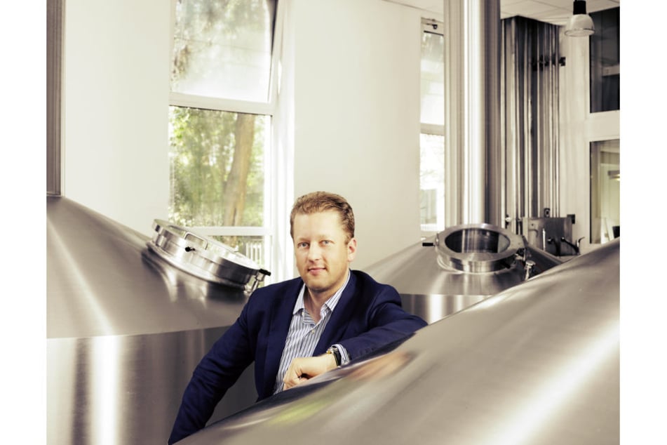 Xavier Vanneste, Inhaber der Brauerei De Halve Maan Brügge (Belgien).