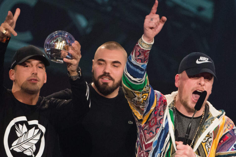 Vom Radiosender 1Live wurden Raf Camora (links) und Bonez MC Ende 2016 als bester Hip-Hop-Act ausgezeichnet.