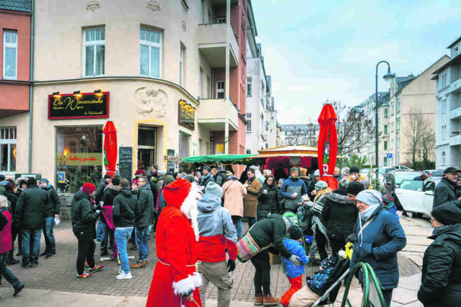 Der 100-Meter-Weihnachtsmarkt rund um die Kaßberger Franz-Mehring-Straße darf in diesem Jahr am Sonntag nicht öffnen.