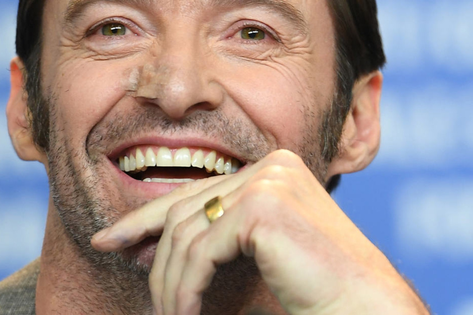 67. Internationale Filmfestspiele in Berlin: Hugh Jackman am 17. Februar 2017 bei der Pressekonferenz zu "Logan".