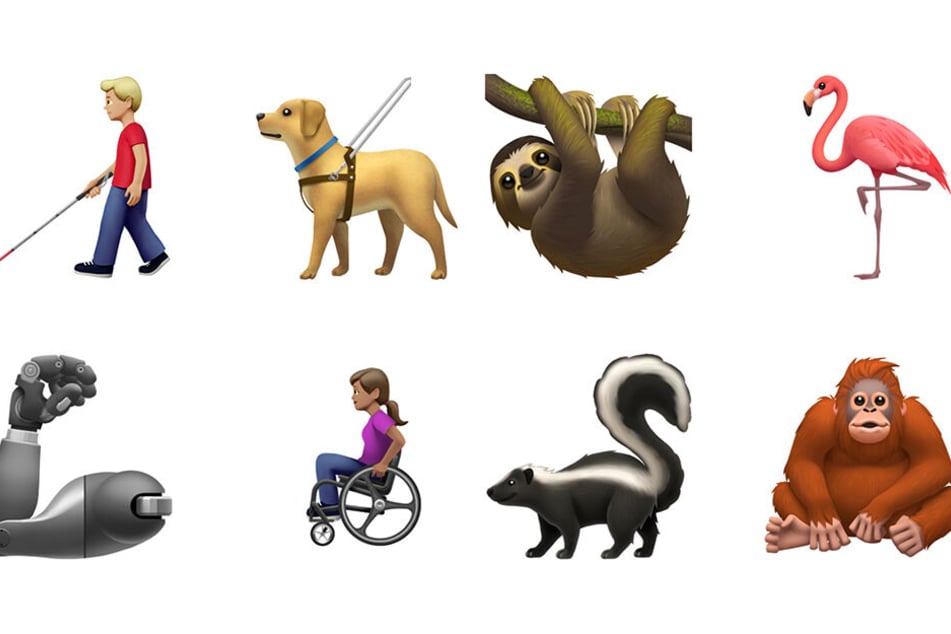 Die neuen Apple-Emojis sind ab Herbst verfügbar.