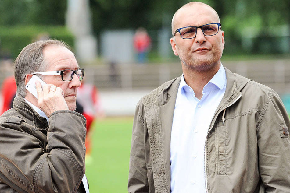 DSC-Präsident Hans-Jürgen Laufer (li.) und Gerrit Meinke pflegen ein freundschaftliches Verhältnis.