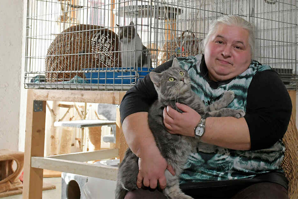 Veronika Leutner (53) ist eine der wenigen ehrenamtlichen Mitarbeiter im Tierheim.