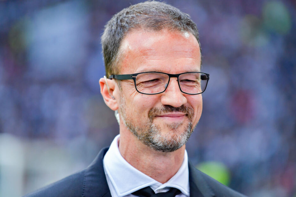 Allen Grund zum Lachen hat Fredi Bobic aufgrund der Millionen-Einnahmen durch den Jovic-Wechsel