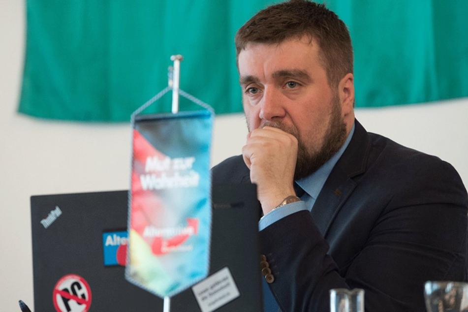 Sorry! AfD-Generalsekretär Uwe Wurlitzer entschuldigte sich für seine Partei.