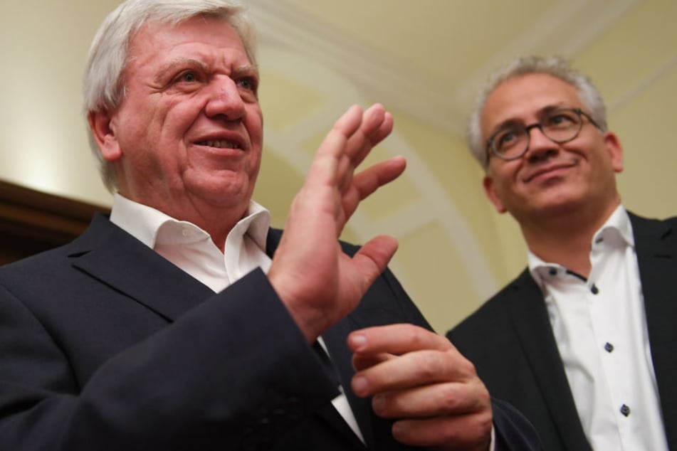 Volker Bouffier (links) und Tarek Al-Wazir könnten wieder gemeinsame Sache machen.