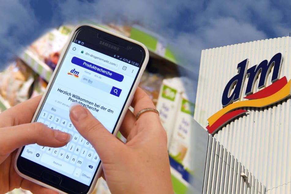In Zukunft haben alle dm-Verkäufer ein Smartphone. (Bildmontage)