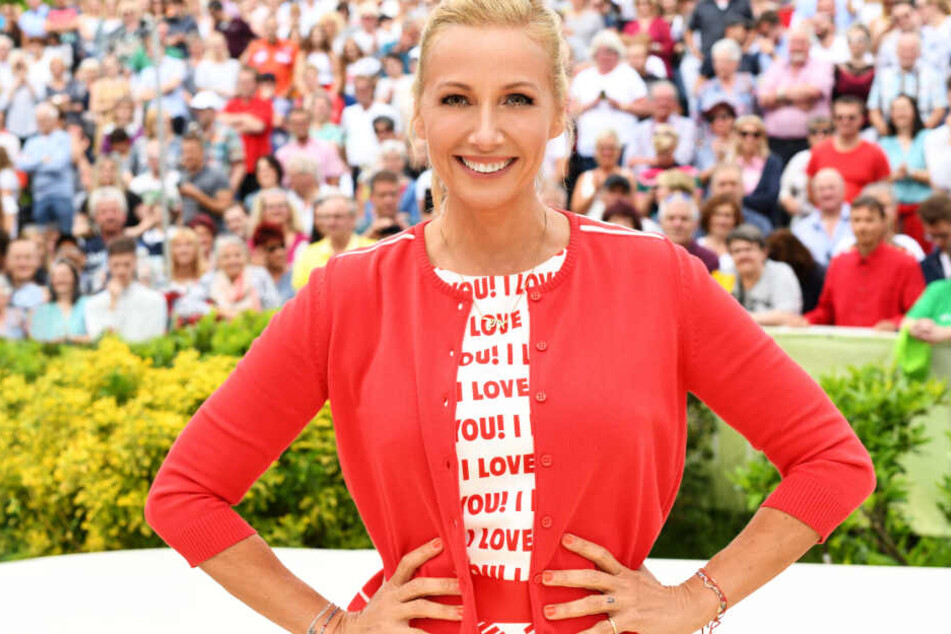 Andrea Kiewel (Archivbild) moderiert den ZDF-Fernsehgarten.