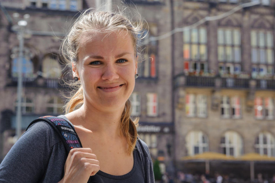Meike Roden (25) hat gute Chancen, für die Grünen in den Bundestag
einzuziehen.