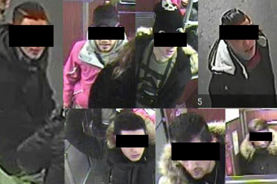Mit diesen Bildern wurde seit Montag nach den sieben Jugendlichen gefahndet.