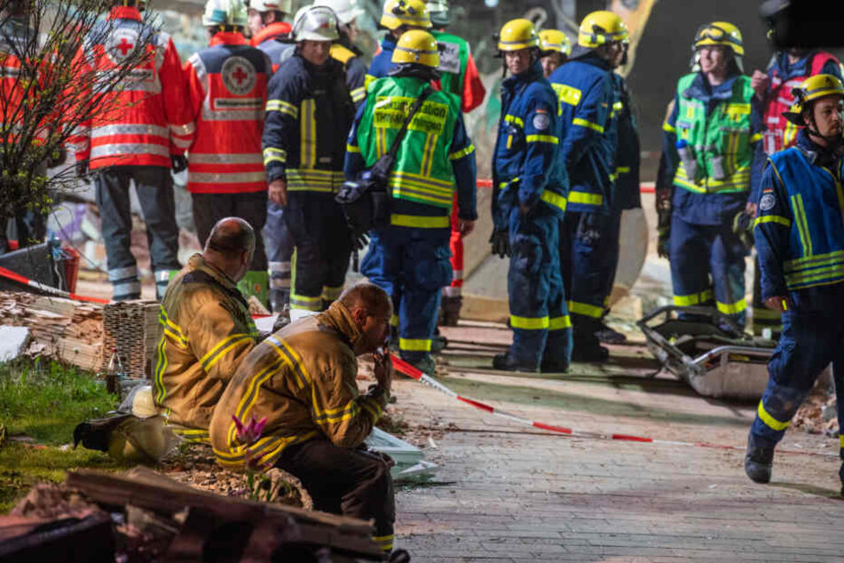 Bis zu 350 Rettungskräfte waren im Einsatz.
