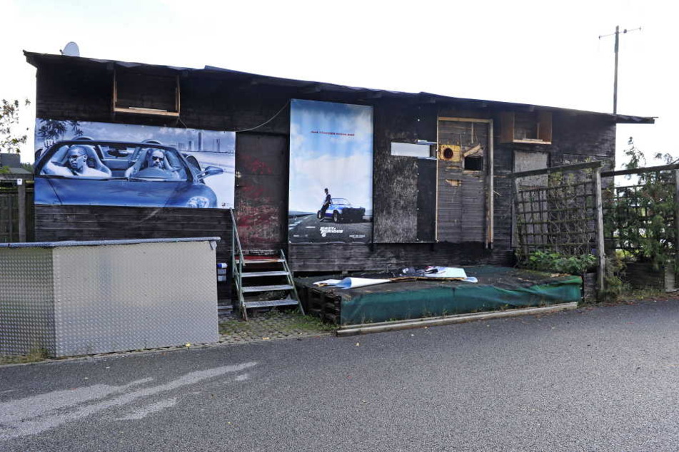Einbrecher haben im Autokino Geyer gewütet.